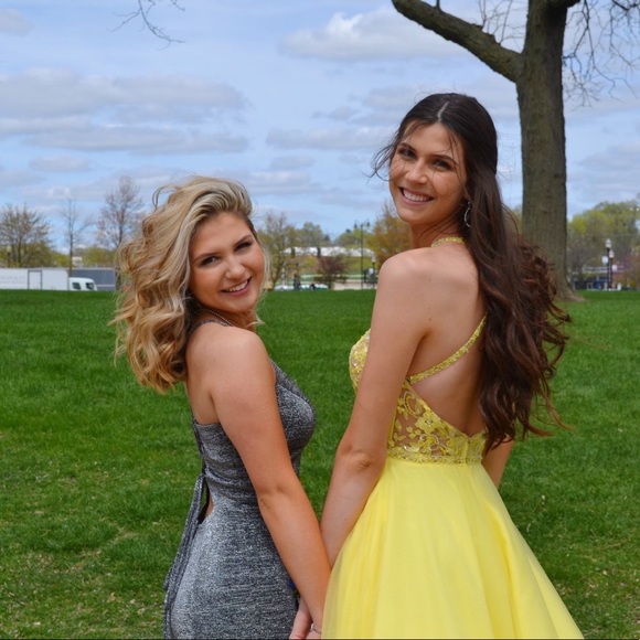 Yellow Prom Dress - Picture 3 of 5